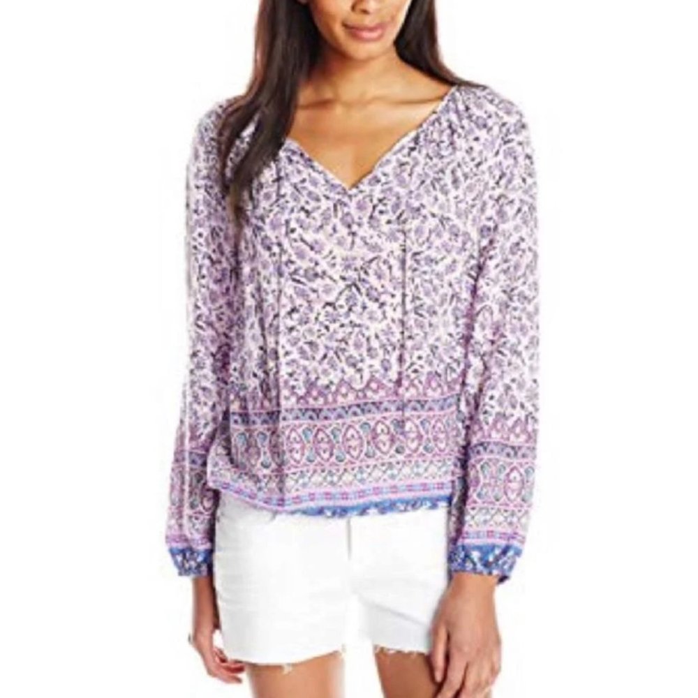 Lucky Brand Printed Blouse